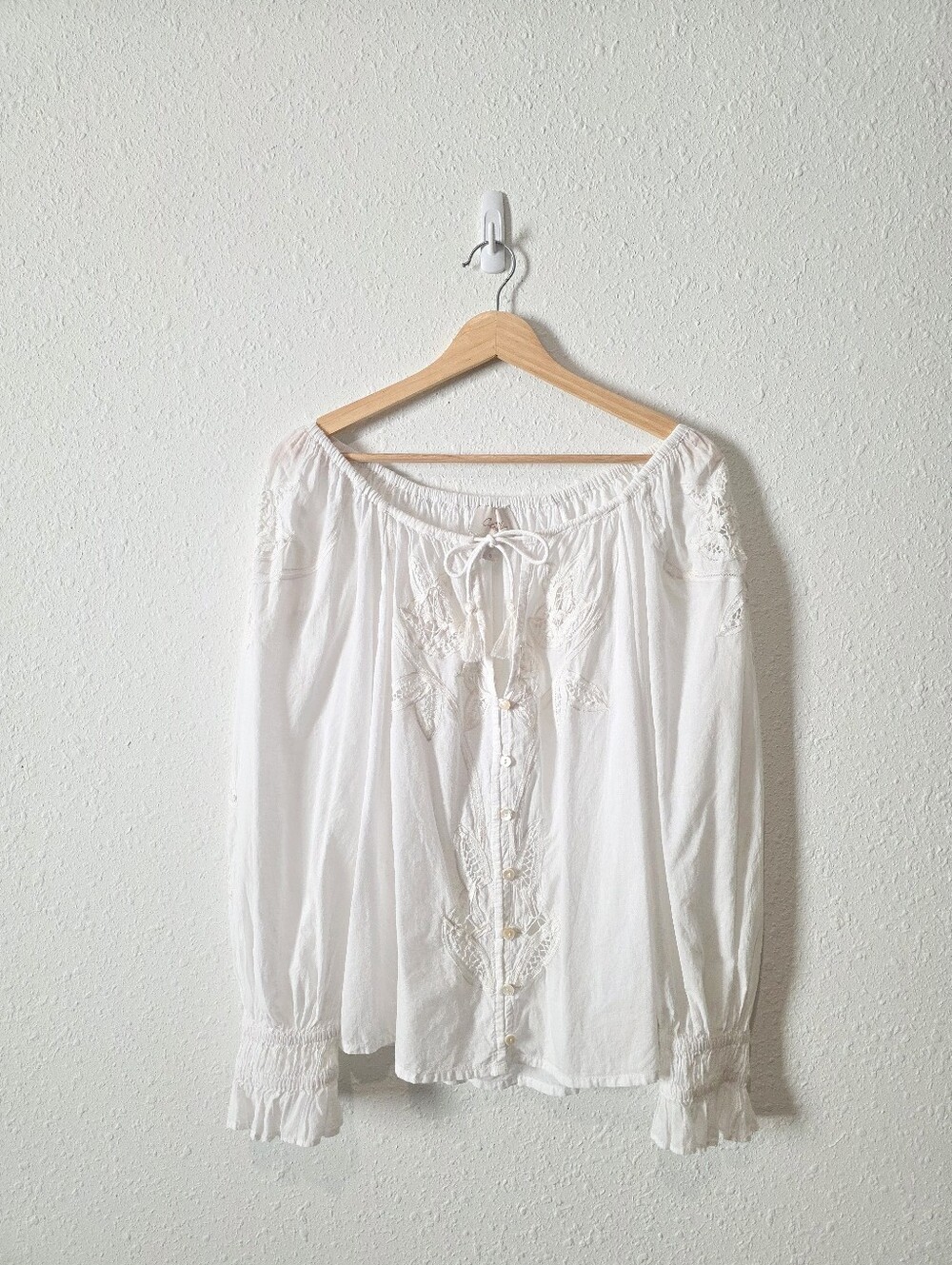 Cleobella Embroidered Organic Cotton Top S